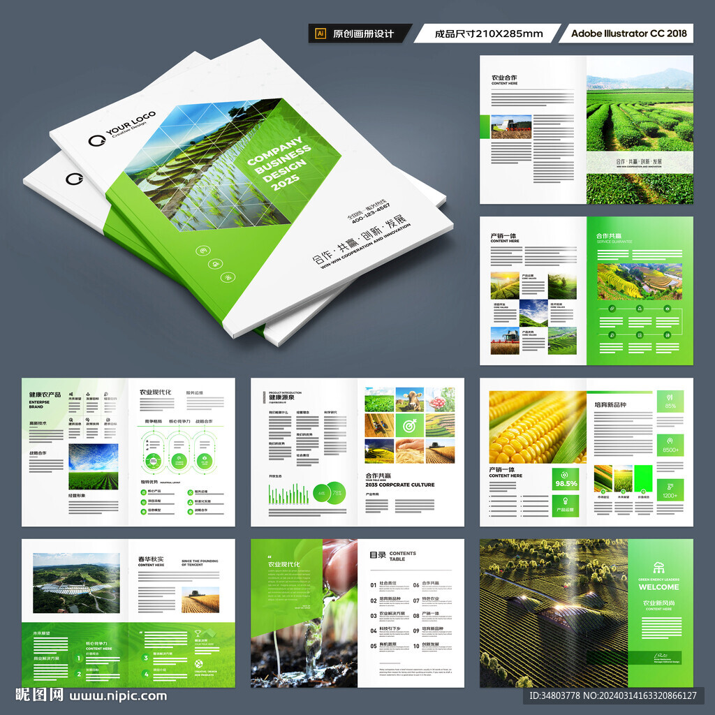 农业合作社画册