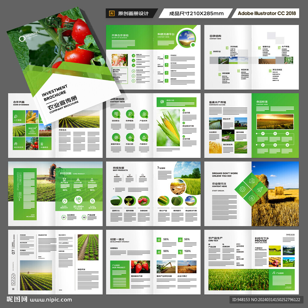 农业合作社画册