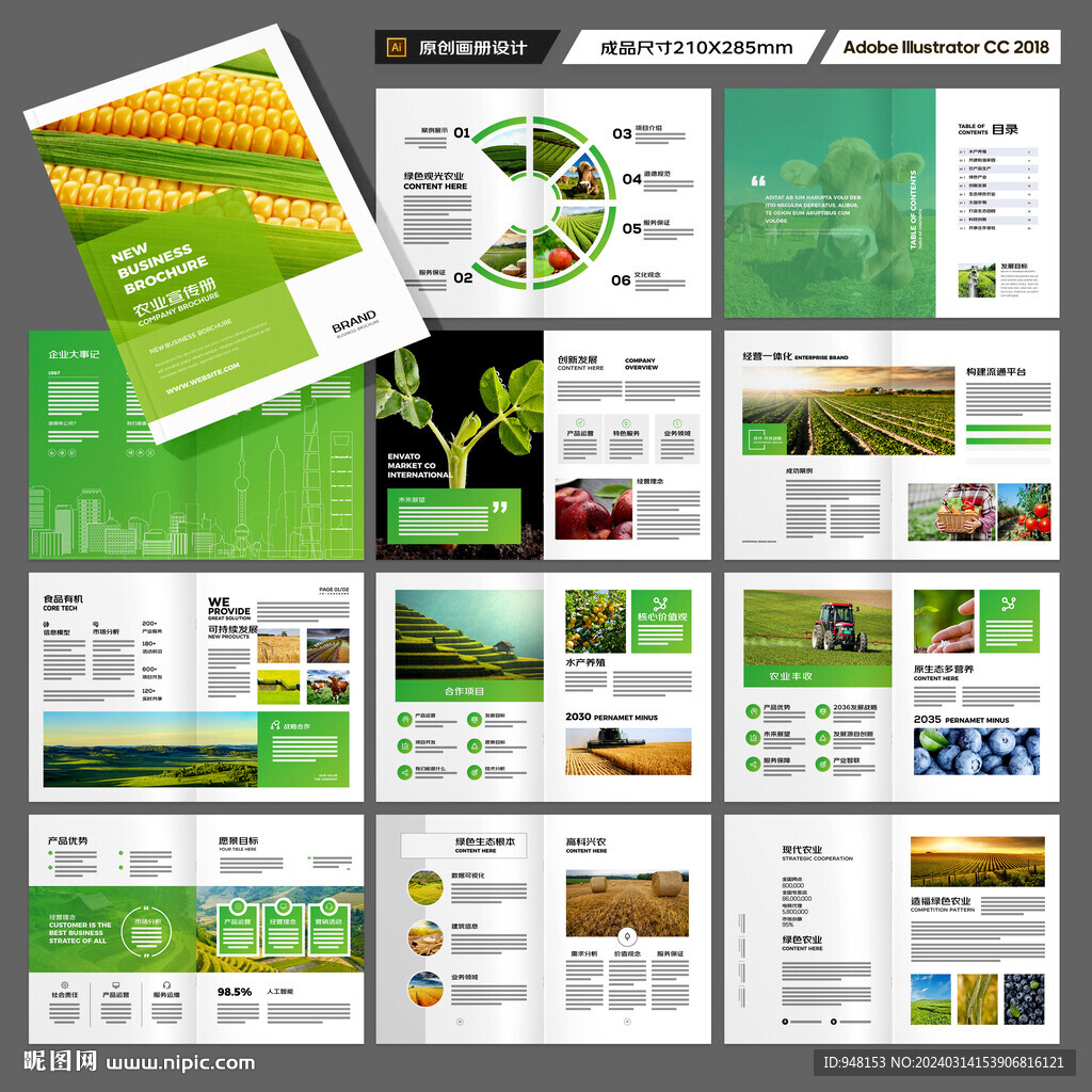 农业合作社画册