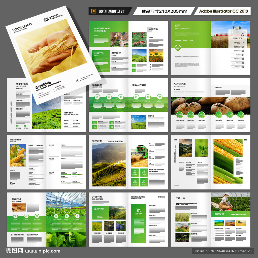 农业合作社画册