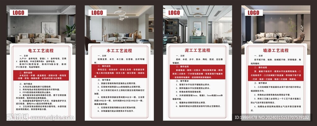 装修公司展板