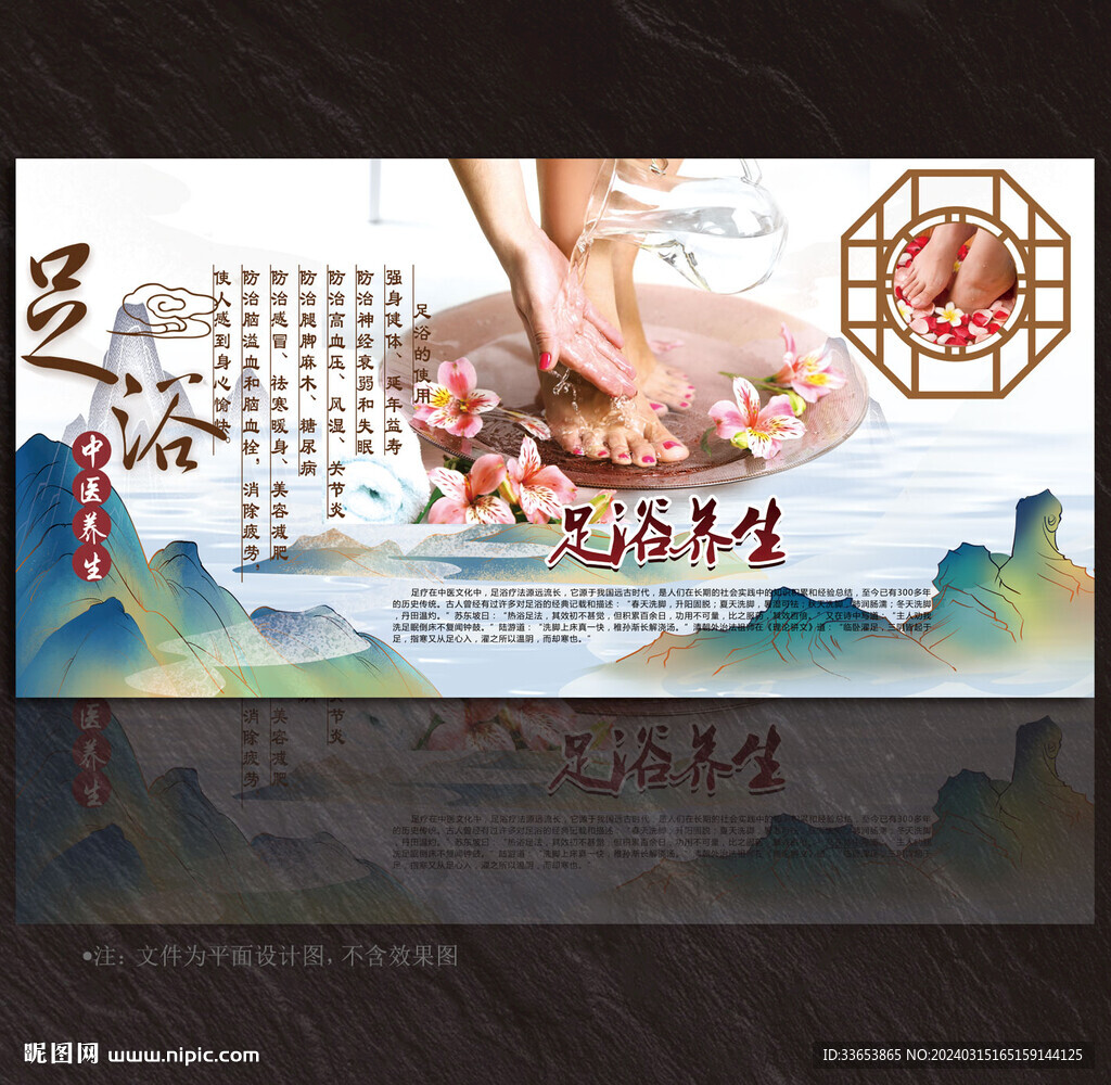 足浴展板