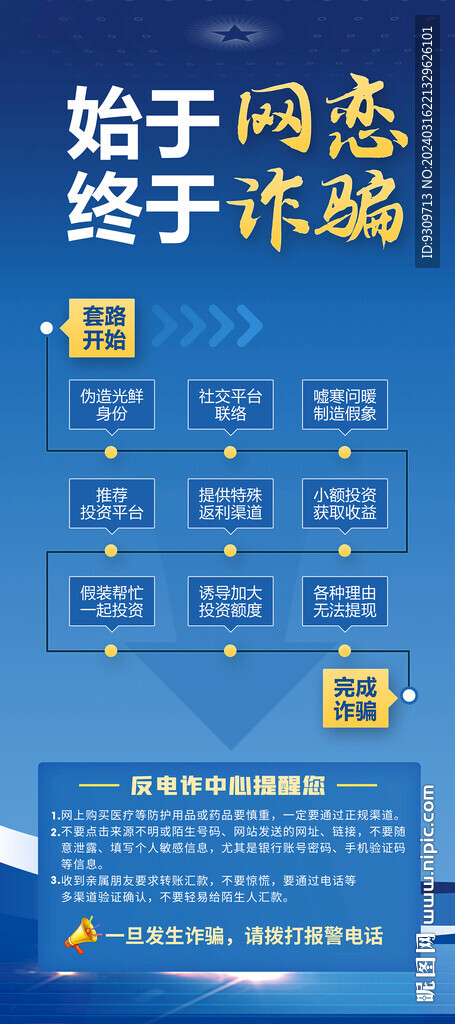 反诈展架