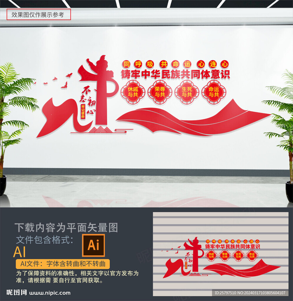 民族团结文化墙