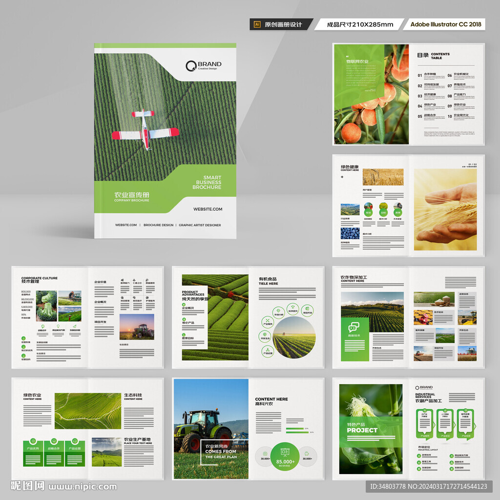 农产品画册