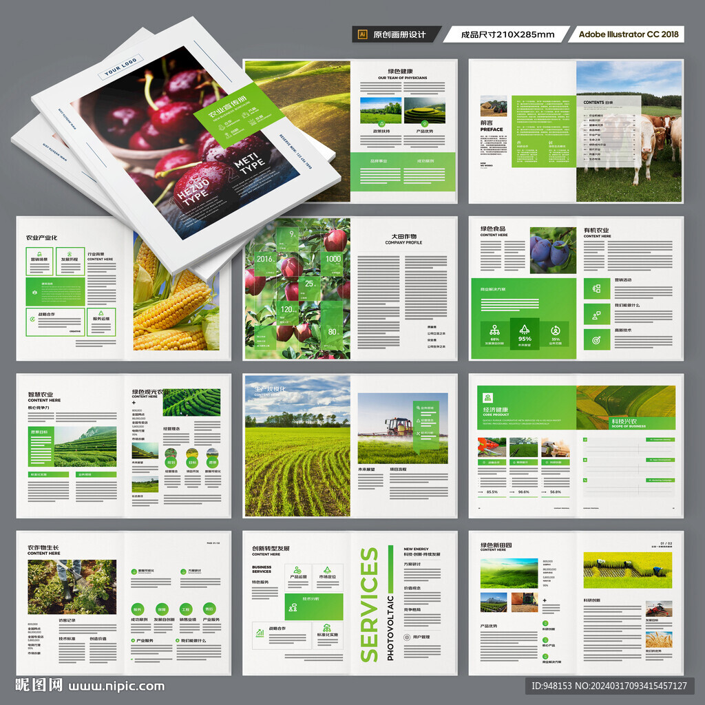 农产品宣传册
