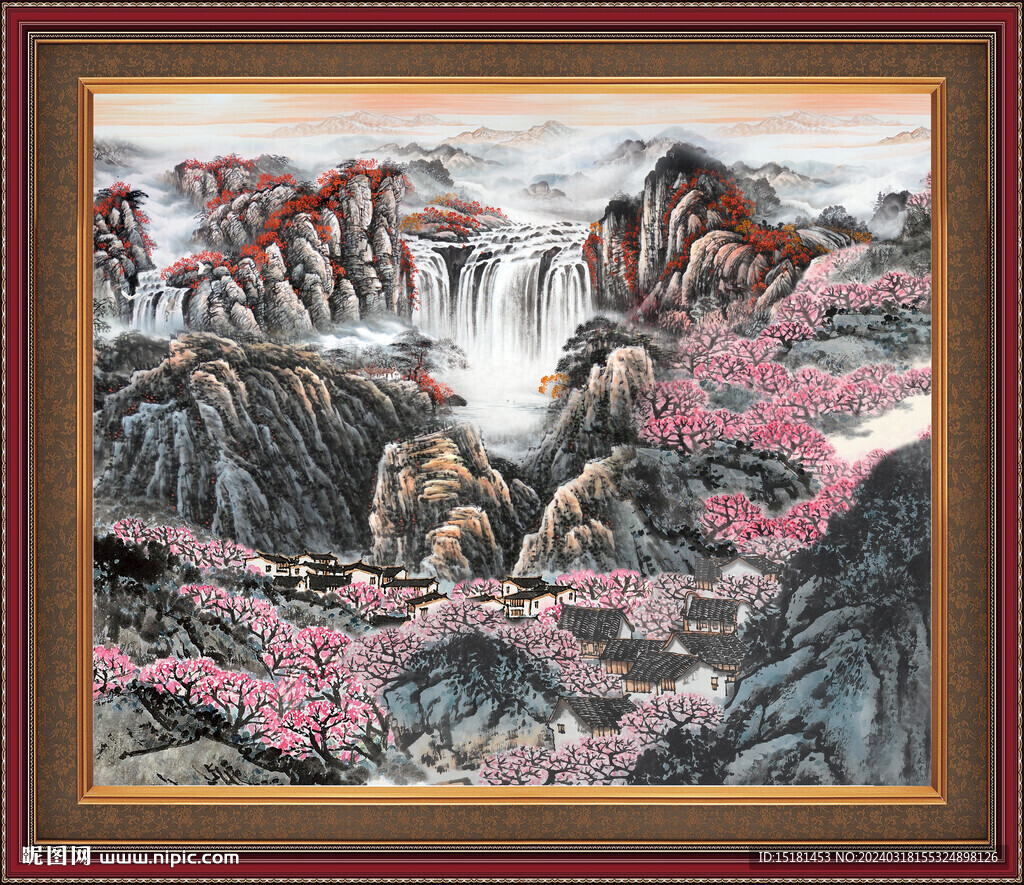新中式山水 