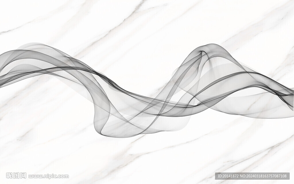 现代简爵士白大理石烟雾岩板大板