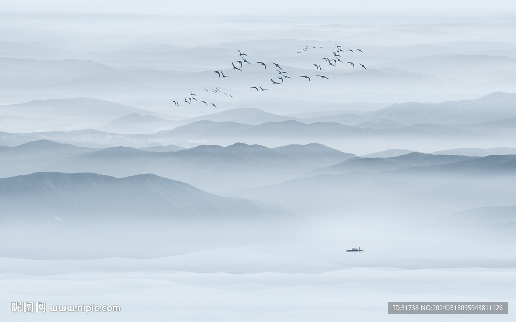 新中式山水画