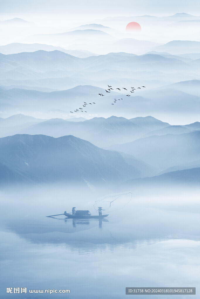 玄关山水画