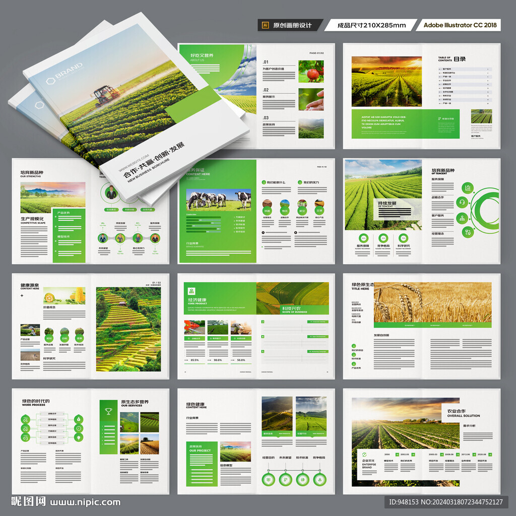农业合作社画册
