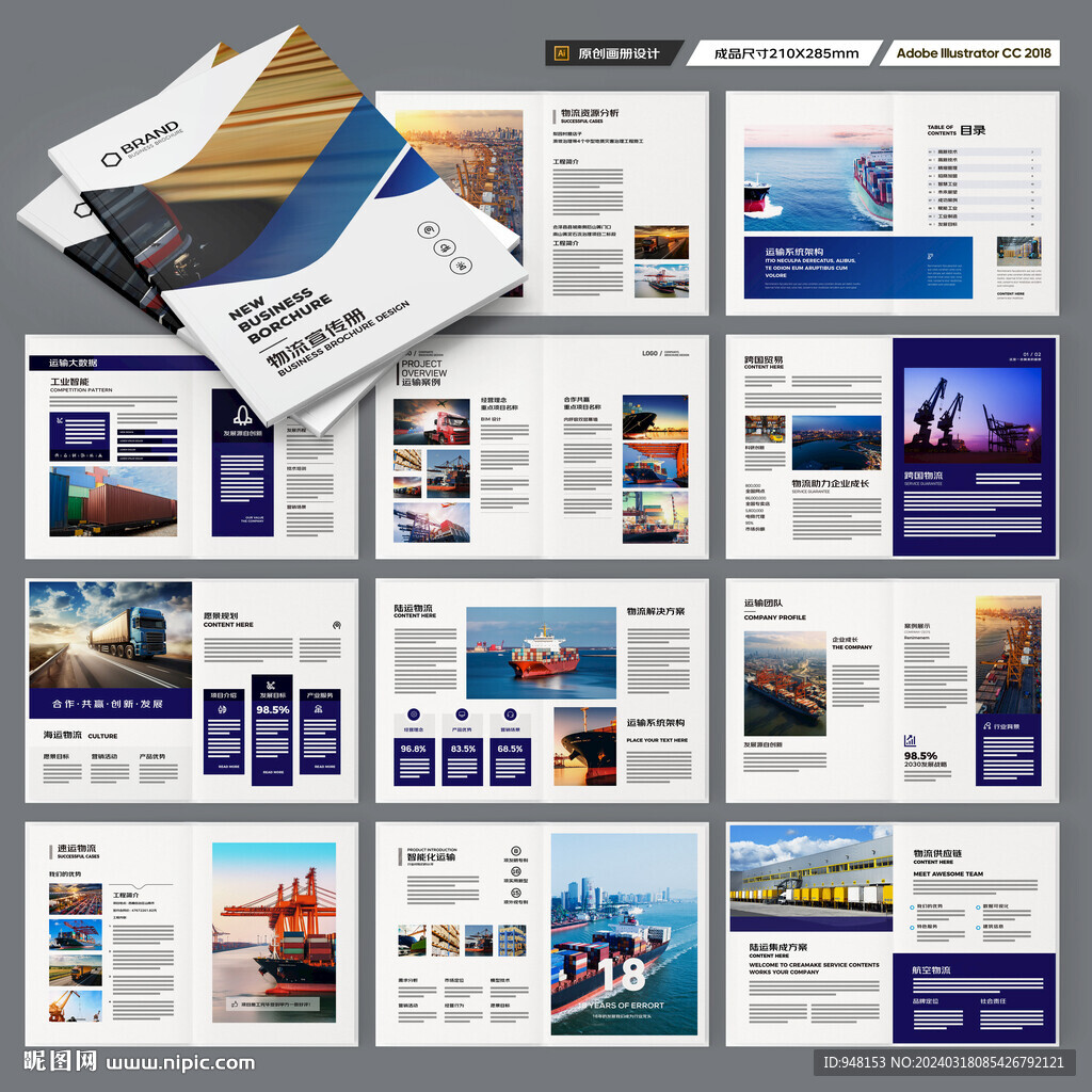 物流公司画册