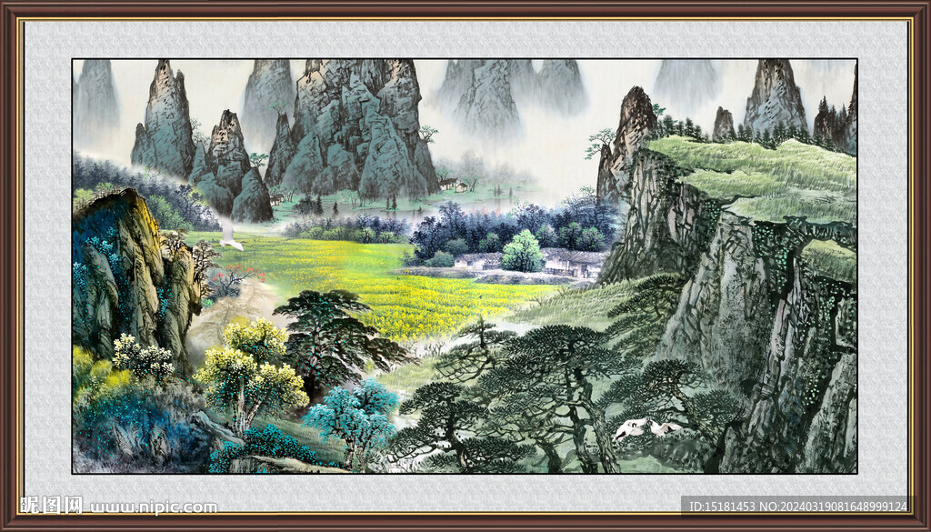 新中式山水
