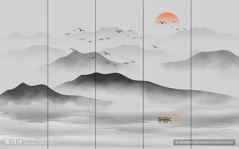 意境山水画