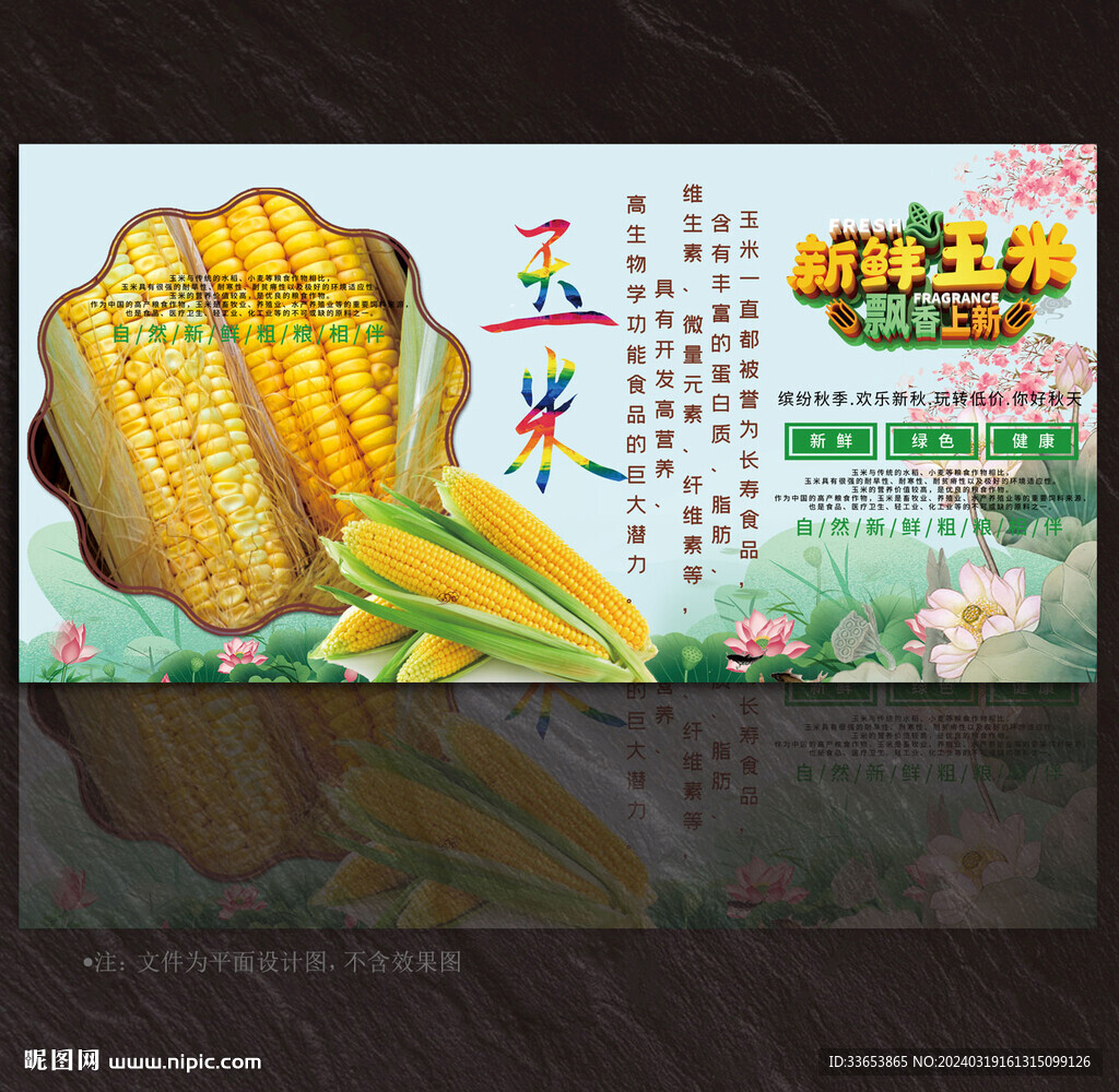 玉米展板