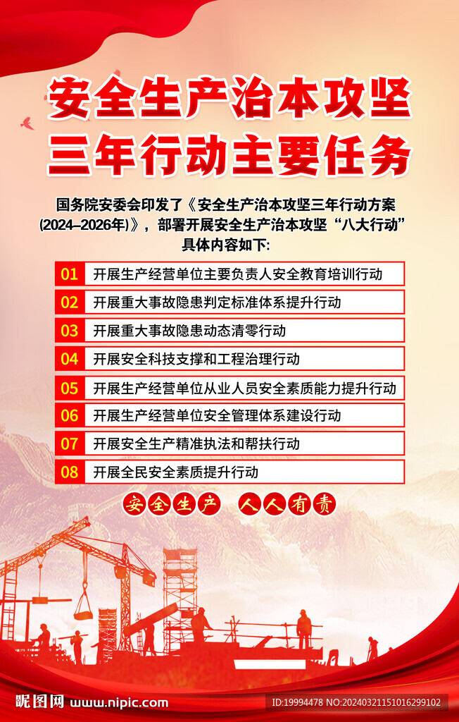 安全生产治本攻坚三年行动