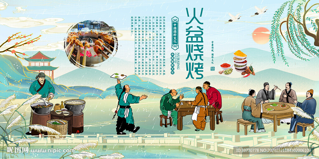 火盆烧烤