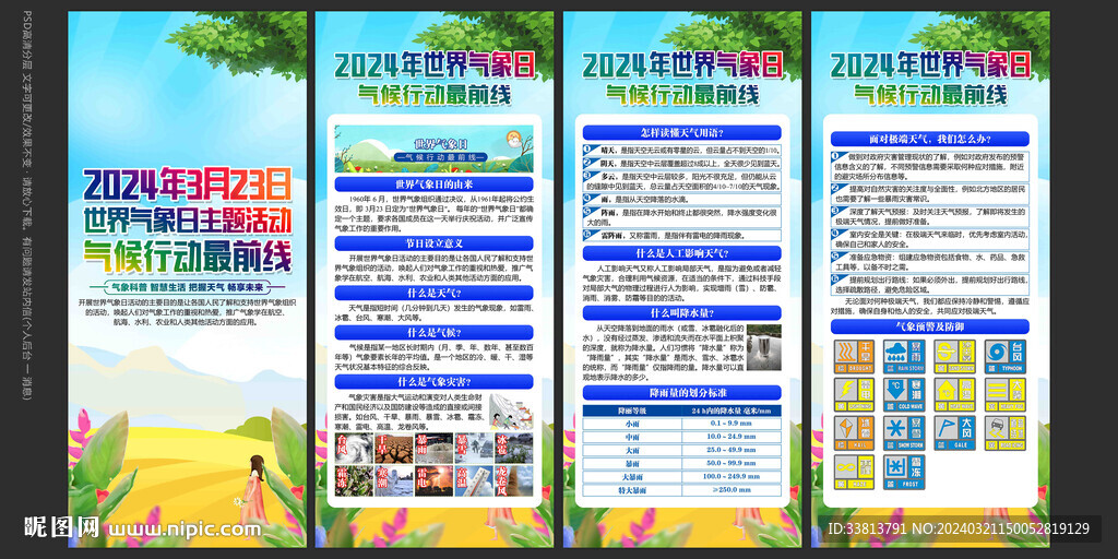 3.23世界气象日宣传栏