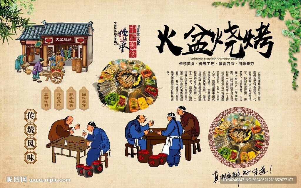 火盆烧烤