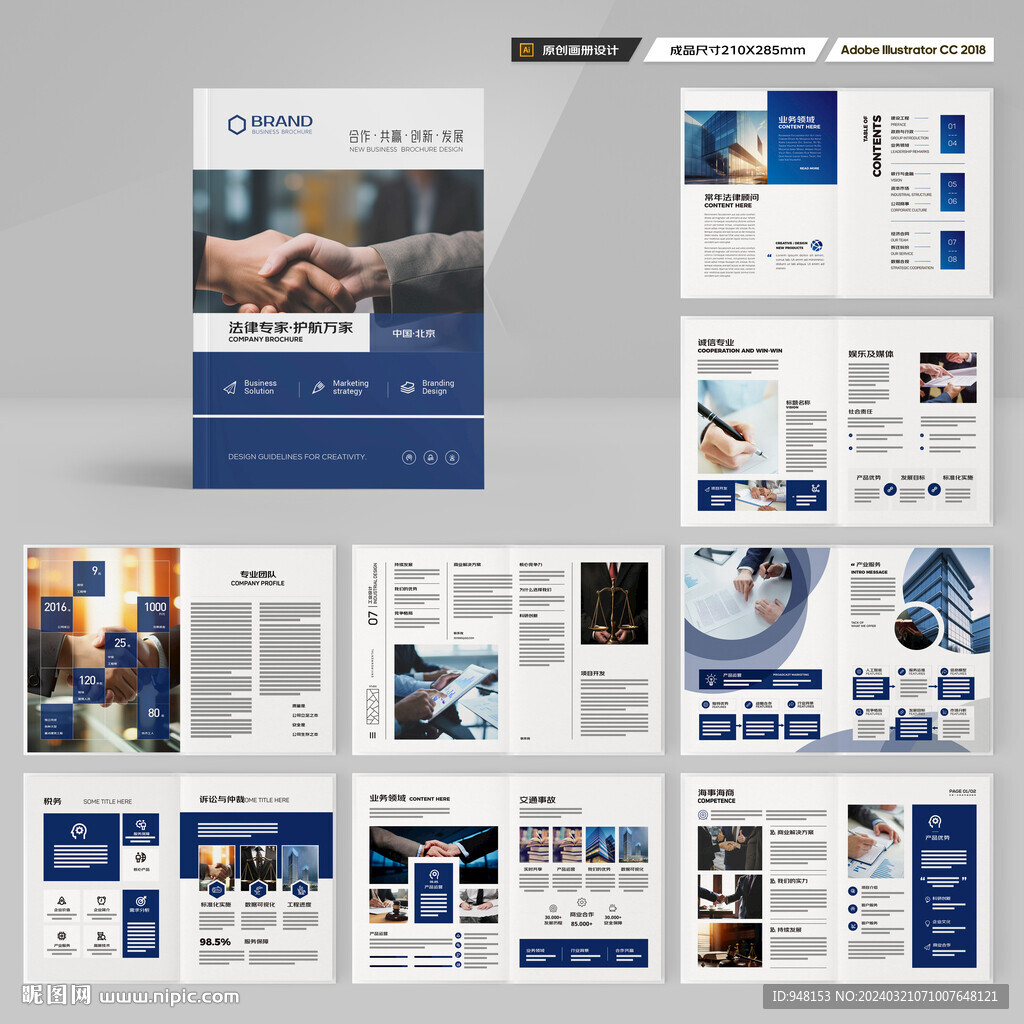 大气律师事务所画册