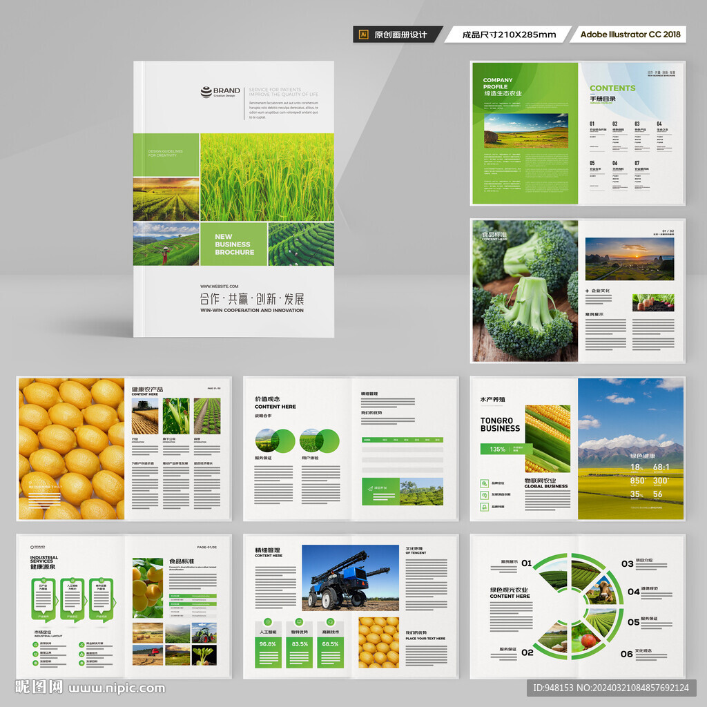 农业合作社画册