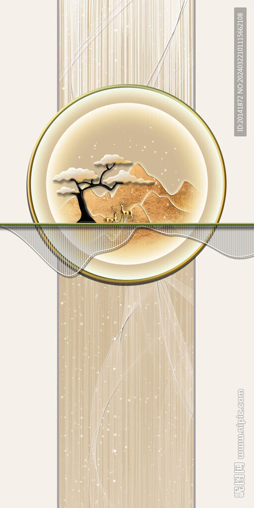 发财鹿玄关