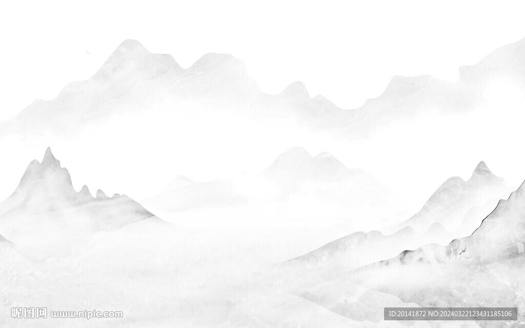 新中式石纹水墨山水背景