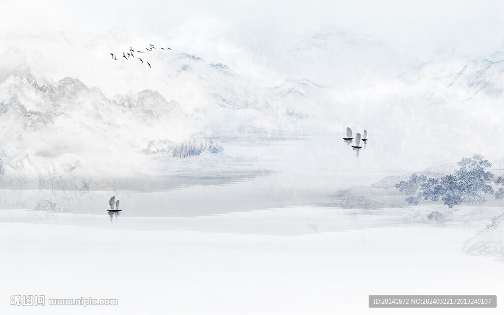 新中式水墨山水