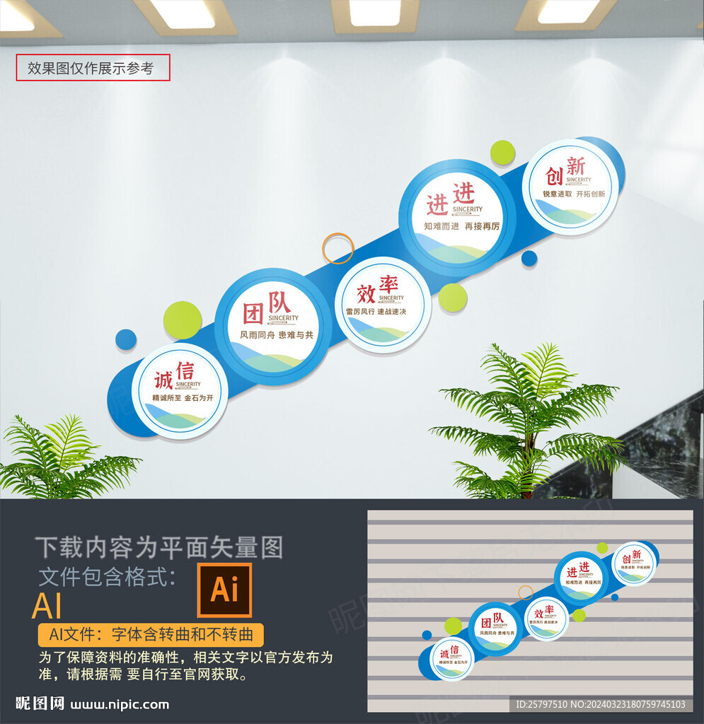 企业楼梯文化墙
