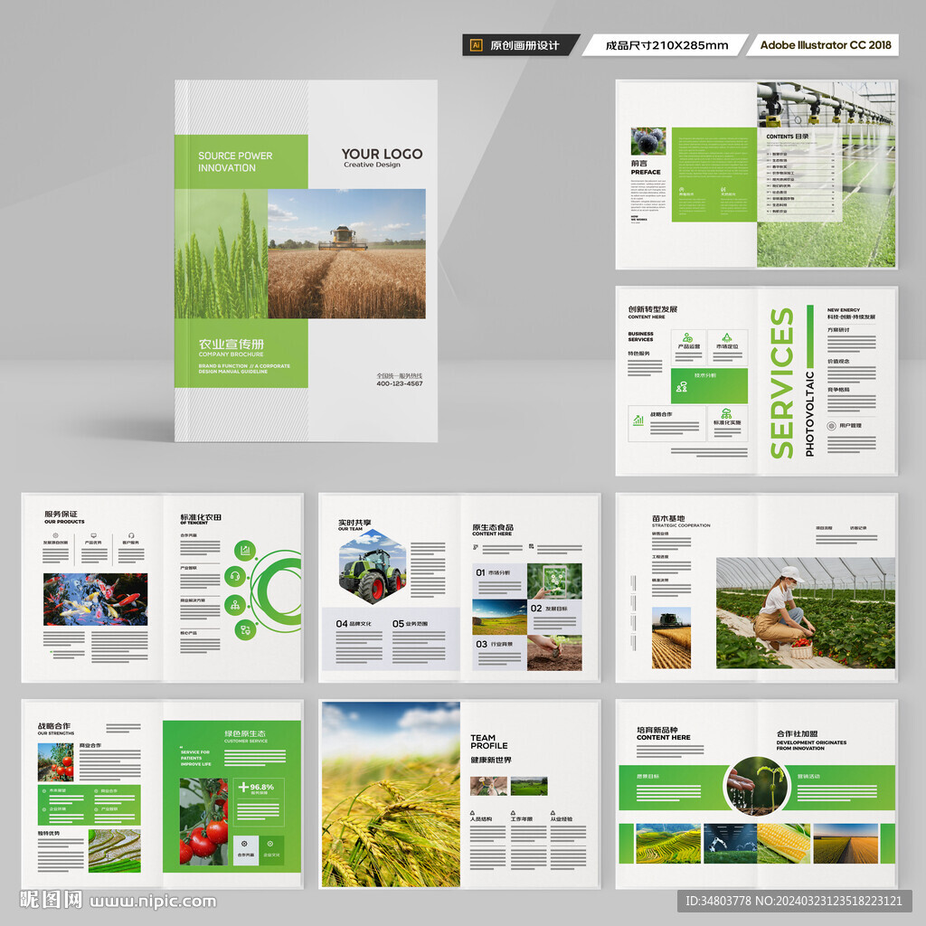 农产品画册