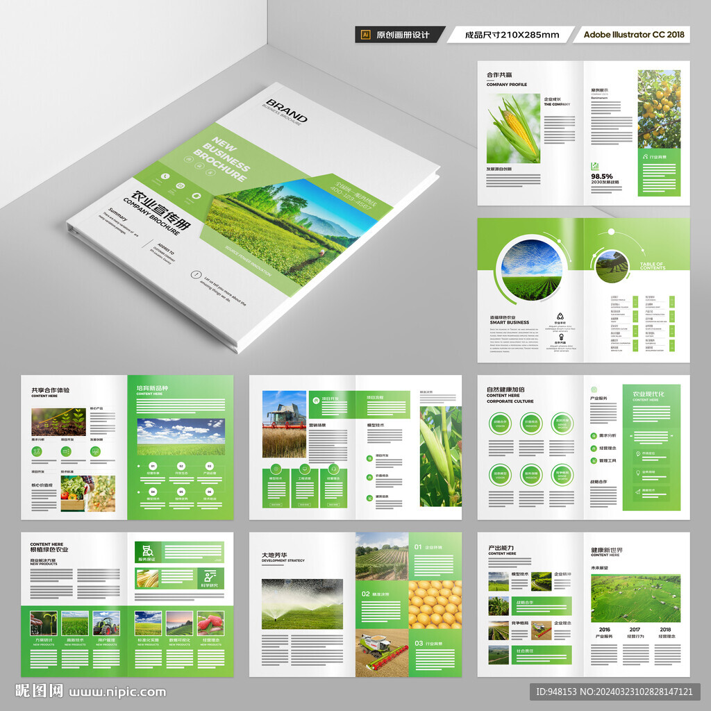 农业合作社画册