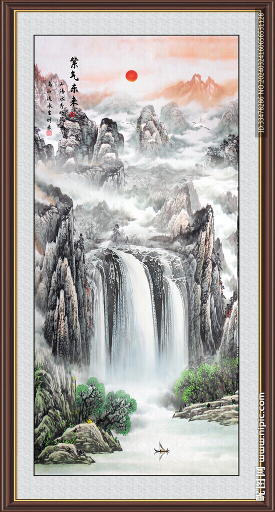 玄关山水画