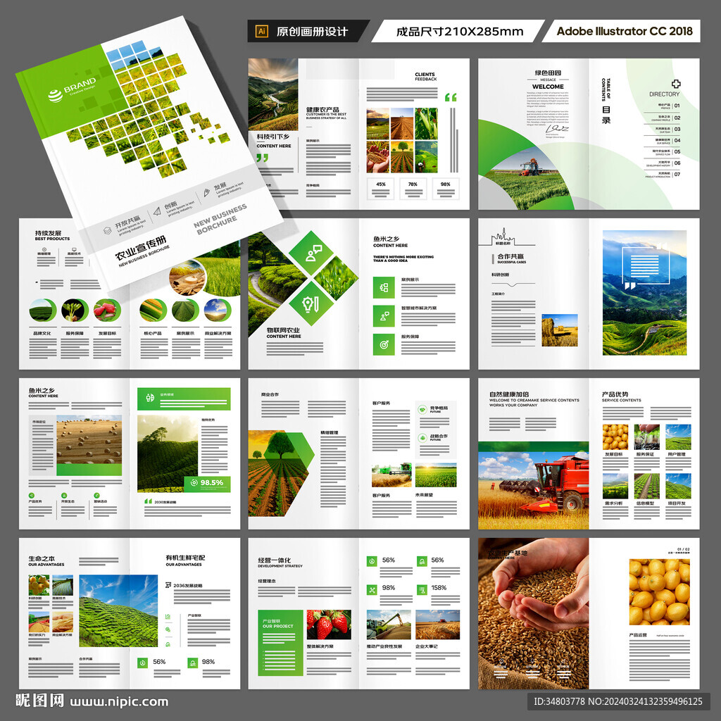 农业合作社画册