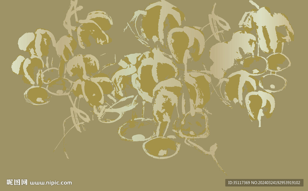 新中式壁纸壁画装饰画