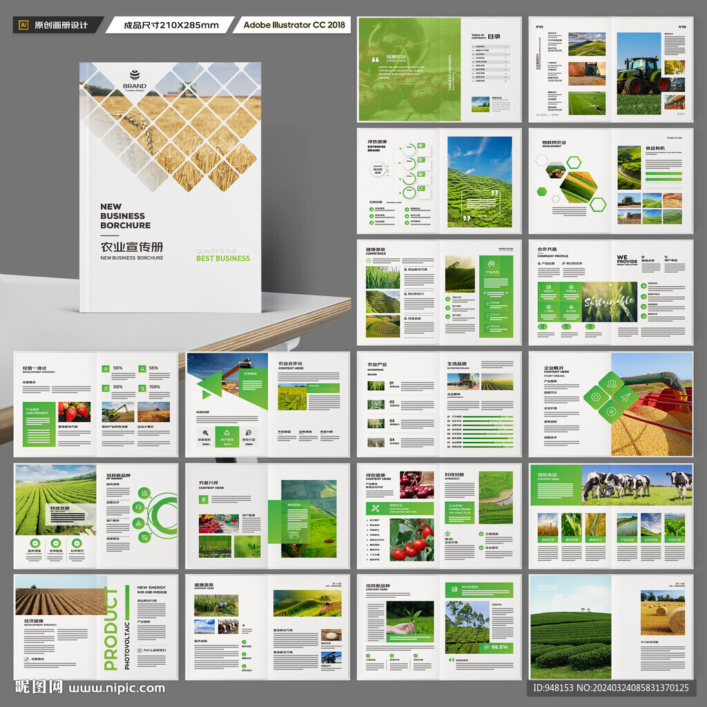 农业合作社画册