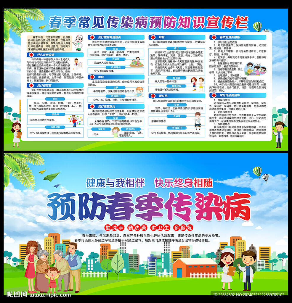 2024春季健康教育宣传栏