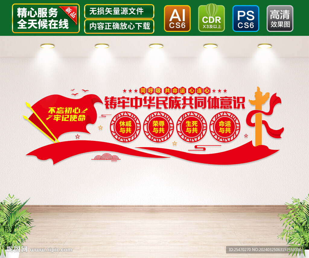 民族团结文化墙
