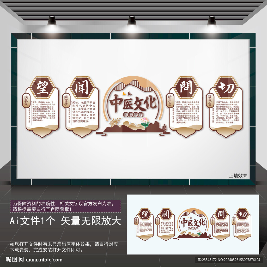 望闻问切文化墙