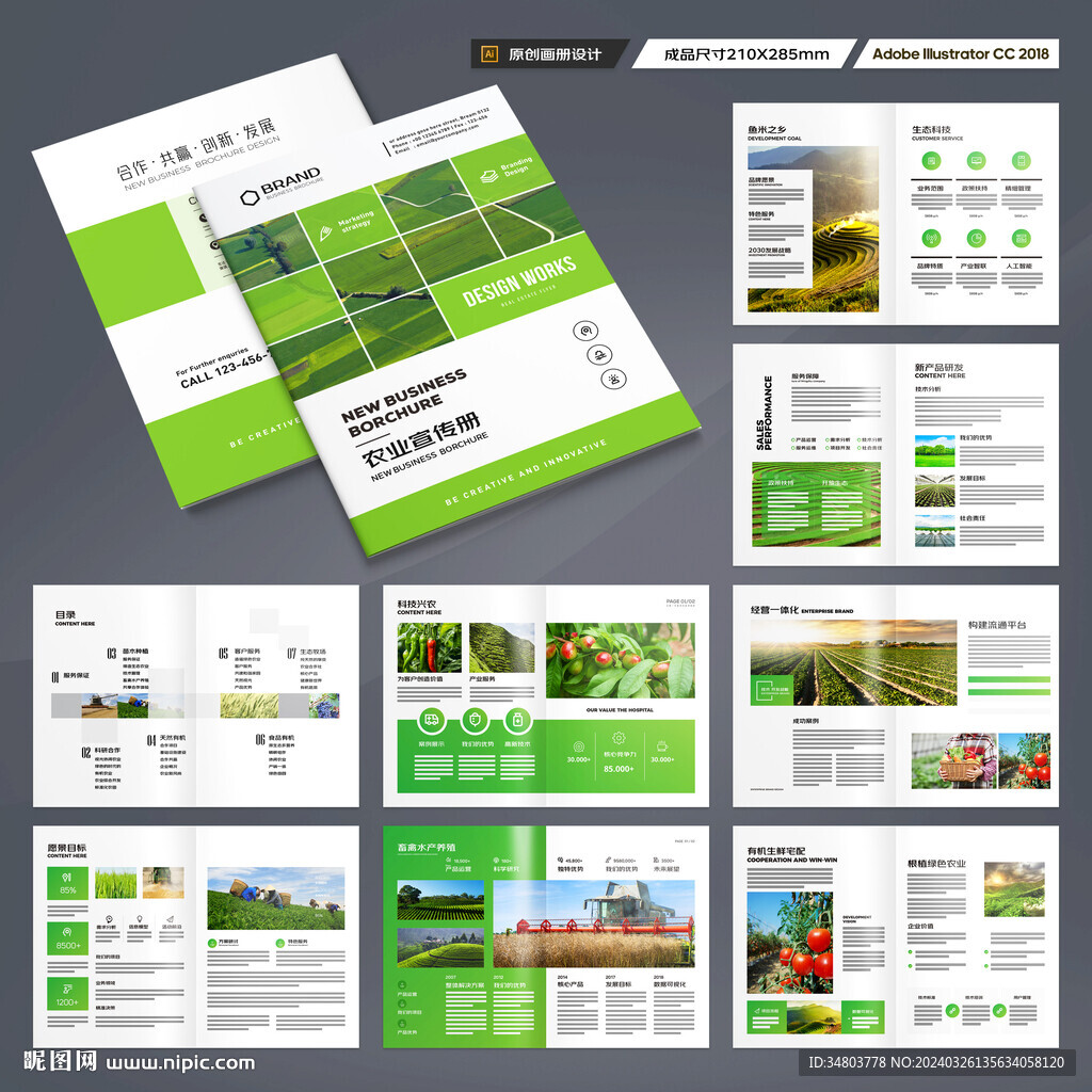 农业合作社画册