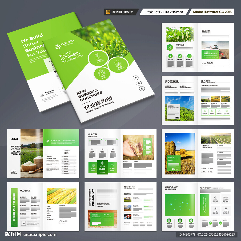 农业合作社画册