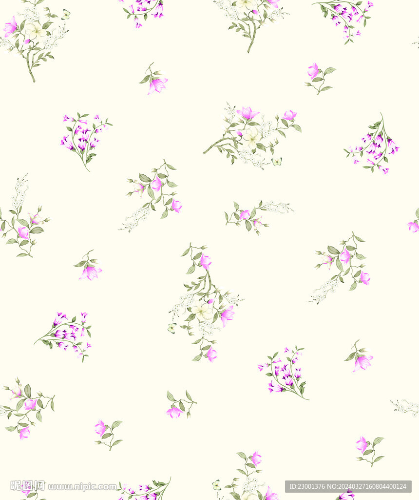 乱花   无缝   小碎花  