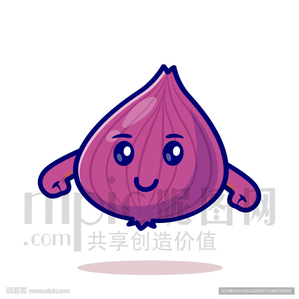 可爱卡通洋葱