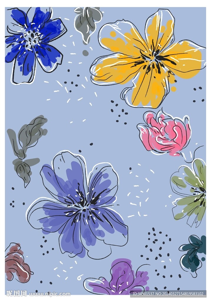 碎花