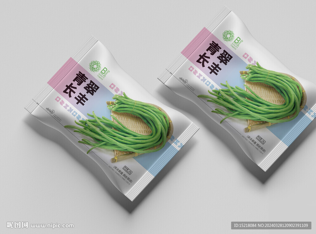 豆角种子包装设计