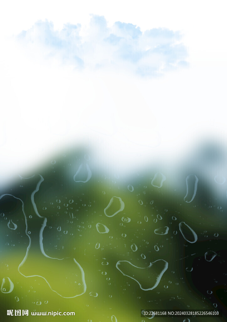 背景雨云