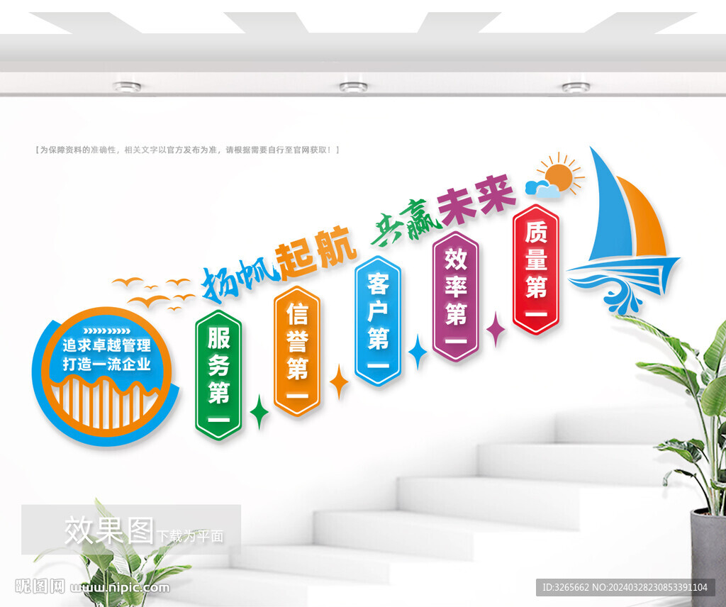 企业楼梯文化墙图片
