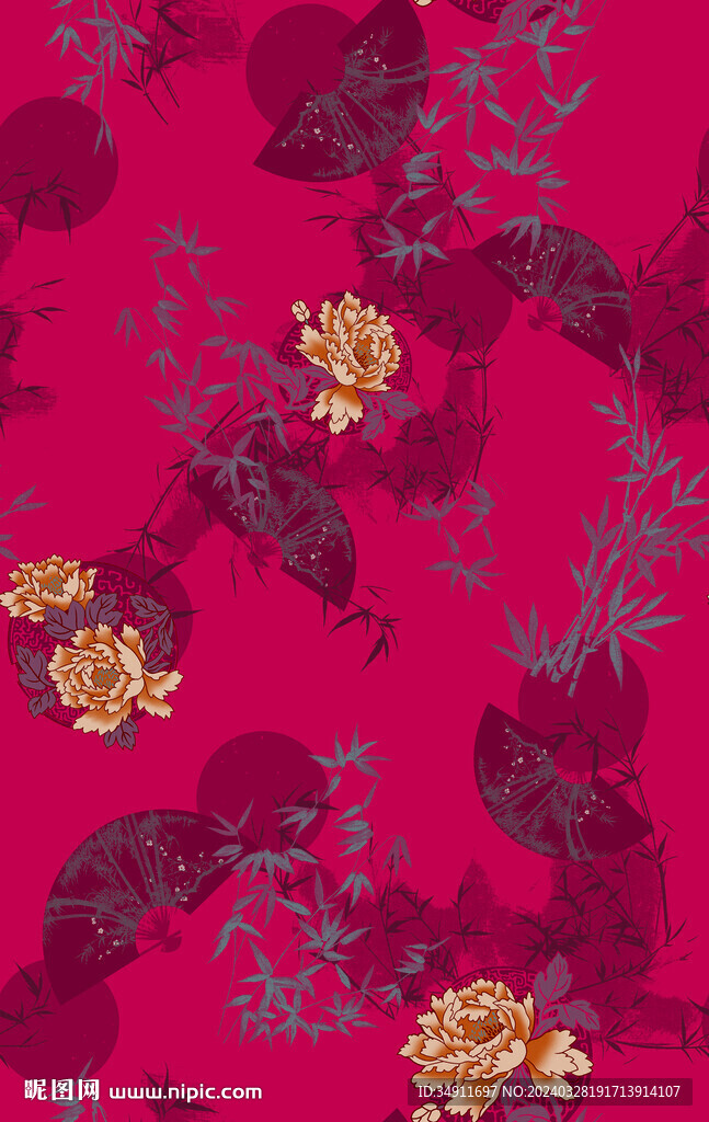 花 扇子