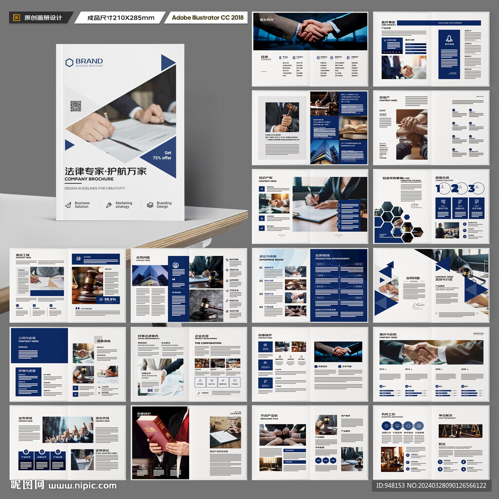 大气律师事务所画册