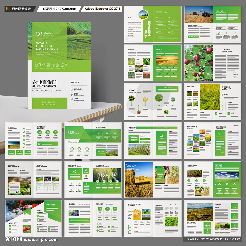 农业合作社画册