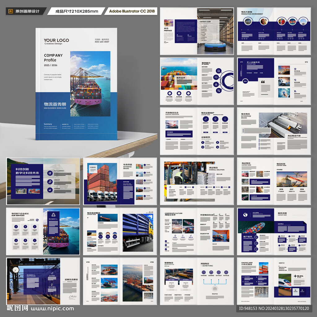 物流公司画册
